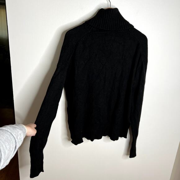 Anthropologie Black Cowl Neck Sweater - Picture 5 of 5